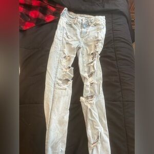 American Eagle jeans , light blue, size 4